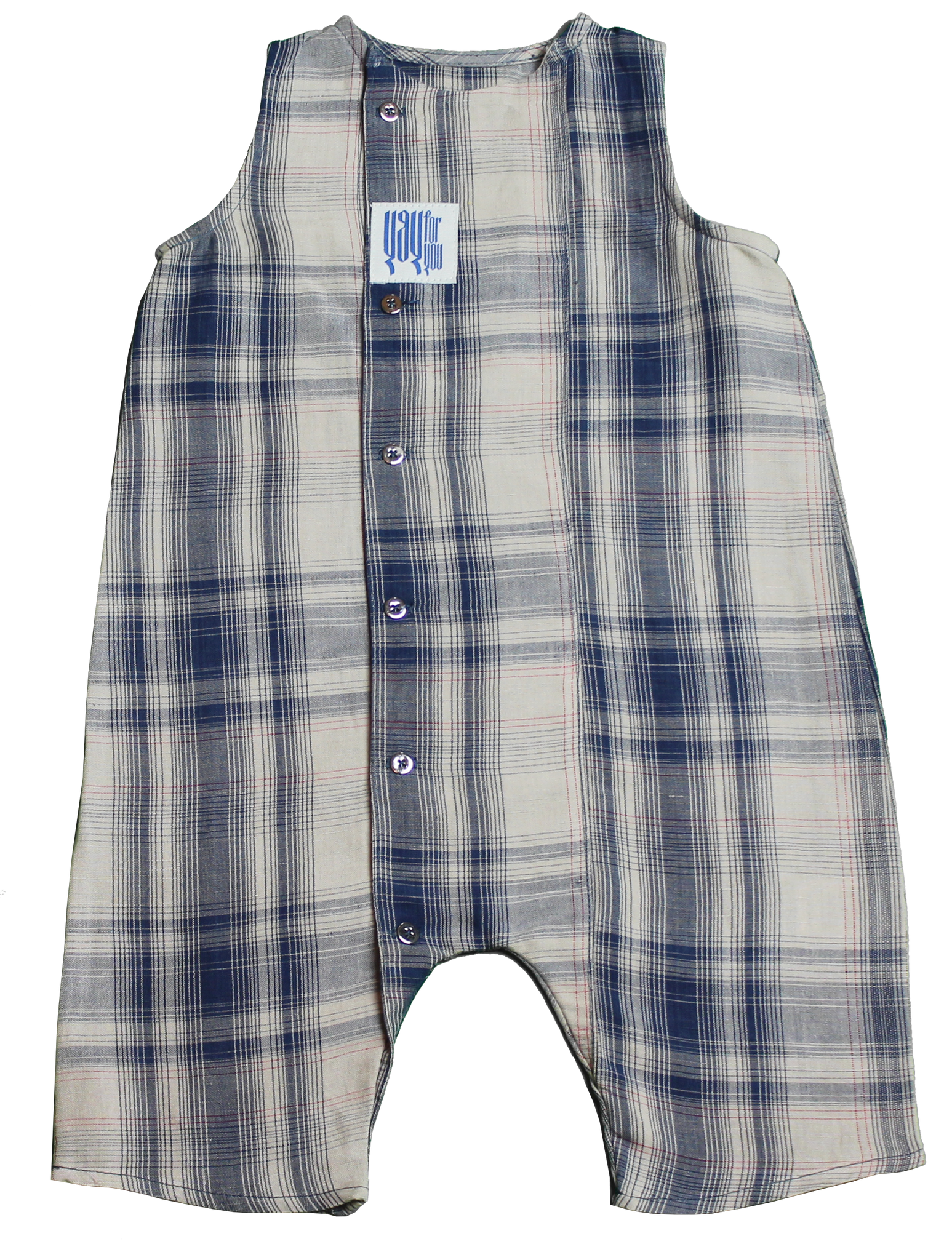 THE ANDY - BLUE/WHITE PLAID